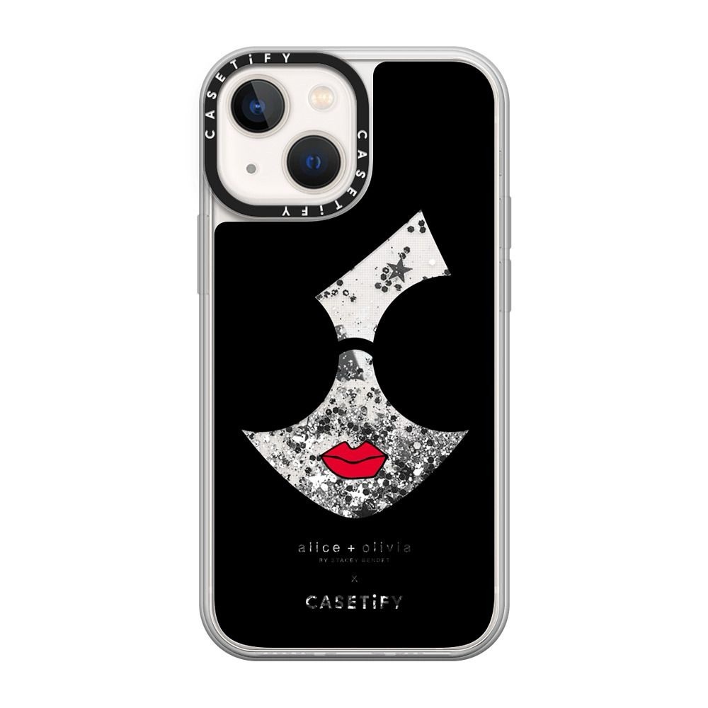 CASETiFY IPHONE 13 MINI CO LAB ALICE & OLIVIA LIQUID GLITTER CASE | NWT